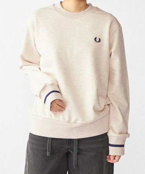 SHIPS / シップス スウェット | <新色予約中!>【SHIPS別注】FRED PERRY: シングル ティップ スウェットシャツ | 詳細2