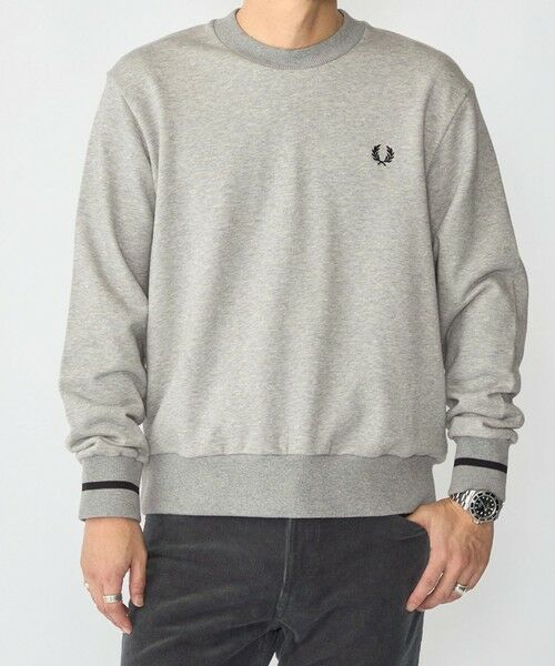 SHIPS / シップス スウェット | <新色予約中!>【SHIPS別注】FRED PERRY: シングル ティップ スウェットシャツ | 詳細7