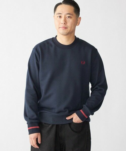 SHIPS / シップス ベスト | 【SHIPS別注】FRED PERRY: シングル ティップ スウェットシャツ | 詳細25