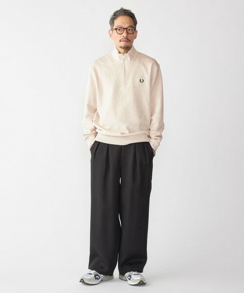 SHIPS / シップス ベスト | FRED PERRY: ハーフ ジップ スウェット | 詳細1