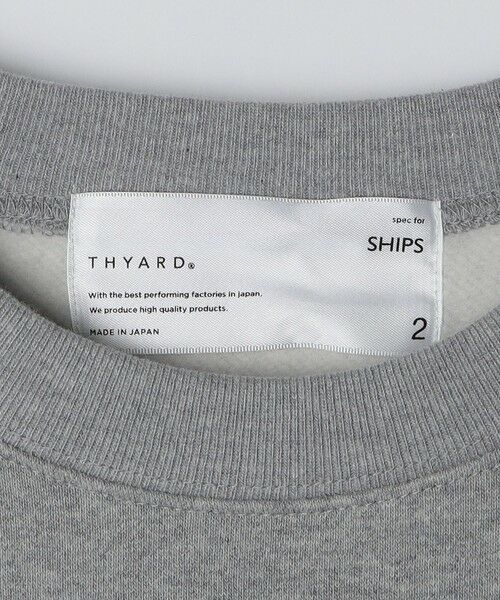SHIPS / シップス ベスト | 【SHIPS別注】THYARD: 光電子(R) リラックス クルーネック スウェット | 詳細4
