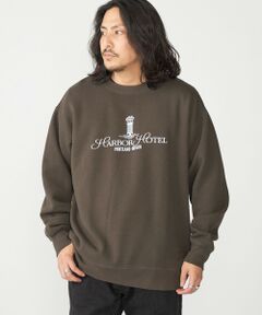 SHIPS / シップス ベスト | SHIPS: コットン ポリエステル プリント ライト クルーネック スウェット