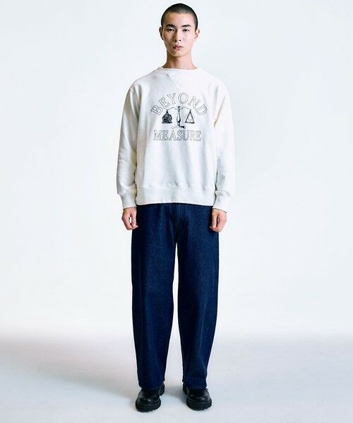 SHIPS / シップス Tシャツ | City Ambient Products: ダメージ グラフィック プリント スウェット | 詳細1