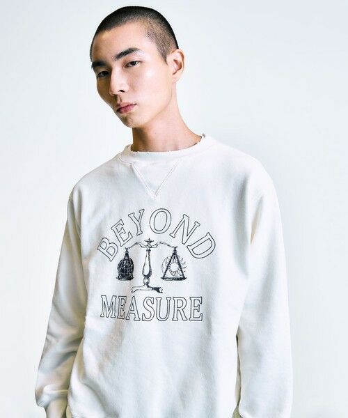 SHIPS / シップス Tシャツ | City Ambient Products: ダメージ グラフィック プリント スウェット | 詳細10