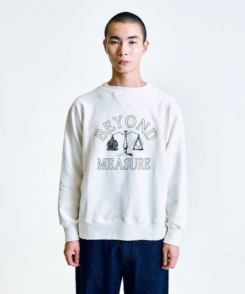 SHIPS / シップス Tシャツ | City Ambient Products: ダメージ グラフィック プリント スウェット | 詳細5