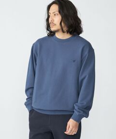 SHIPS / シップス ベスト | 【WEB限定】SHIPS: ワンポイント ロゴ オープンエンド テリー ボールウォッシュ スウェット