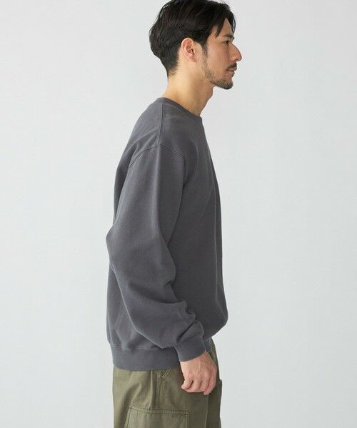 SHIPS / シップス スウェット | 【WEB限定】SHIPS: ワンポイント ロゴ オープンエンド テリー ボールウォッシュ スウェット | 詳細8