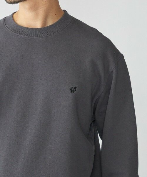 SHIPS / シップス スウェット | 【WEB限定】SHIPS: ワンポイント ロゴ オープンエンド テリー ボールウォッシュ スウェット | 詳細9