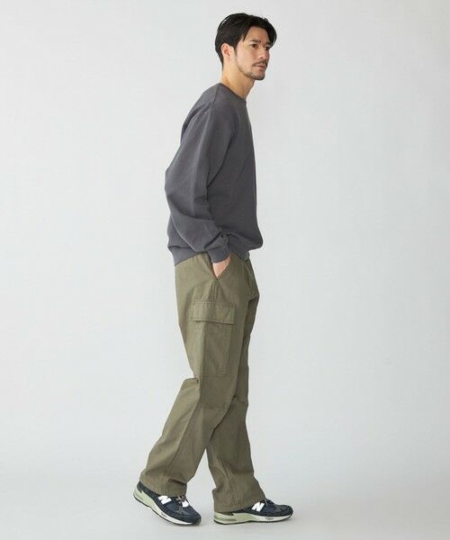 SHIPS / シップス スウェット | 【WEB限定】SHIPS: ワンポイント ロゴ オープンエンド テリー ボールウォッシュ スウェット | 詳細4