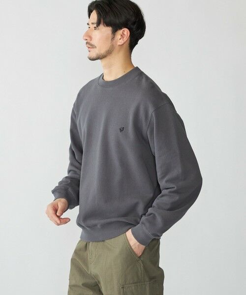 SHIPS / シップス スウェット | 【WEB限定】SHIPS: ワンポイント ロゴ オープンエンド テリー ボールウォッシュ スウェット | 詳細5