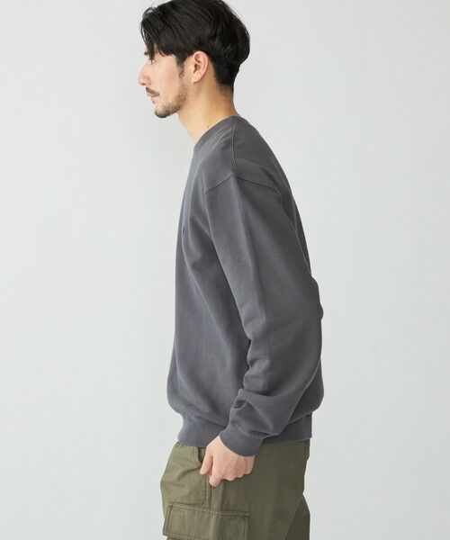 SHIPS / シップス スウェット | 【WEB限定】SHIPS: ワンポイント ロゴ オープンエンド テリー ボールウォッシュ スウェット | 詳細6