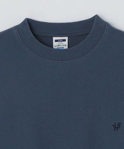 SHIPS / シップス スウェット | 【WEB限定】SHIPS: ワンポイント ロゴ オープンエンド テリー ボールウォッシュ スウェット | 詳細22