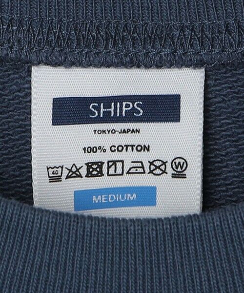 SHIPS / シップス スウェット | 【WEB限定】SHIPS: ワンポイント ロゴ オープンエンド テリー ボールウォッシュ スウェット | 詳細23