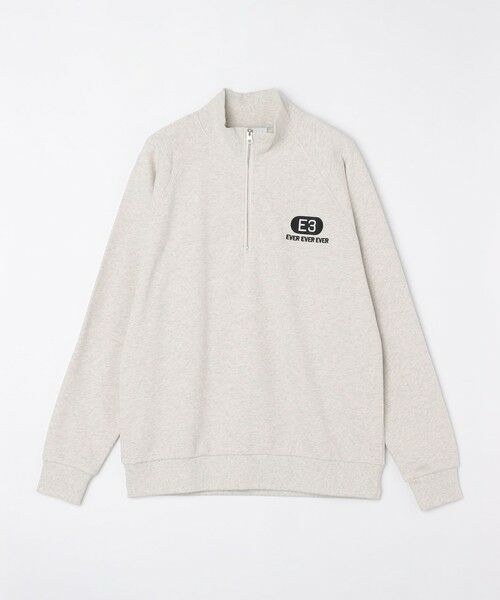 SHIPS / シップス ベスト | City Ambient Products: エンブロイダリー ハーフジップ スウェット | 詳細3