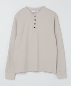 SHIPS / シップス スウェット | City Ambient Products: ダブルフェイス カノコ ヘンリーネック カットソー