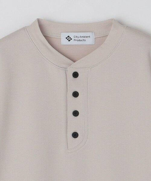 SHIPS / シップス スウェット | City Ambient Products: ダブルフェイス カノコ ヘンリーネック カットソー | 詳細3