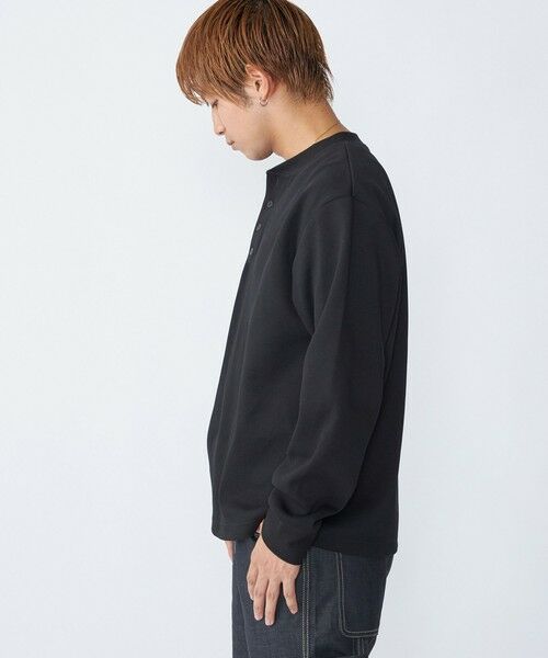 SHIPS / シップス スウェット | City Ambient Products: ダブルフェイス カノコ ヘンリーネック カットソー | 詳細6
