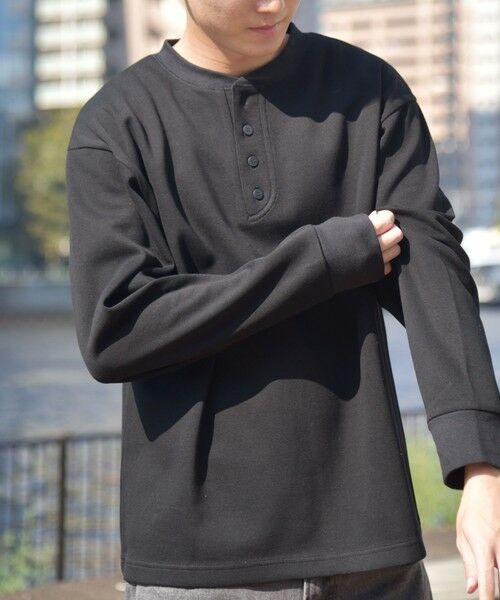 SHIPS / シップス スウェット | City Ambient Products: ダブルフェイス カノコ ヘンリーネック カットソー | 詳細12