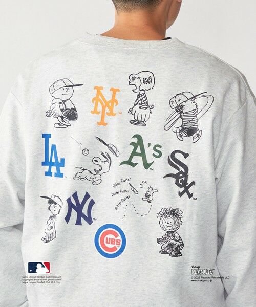 SHIPS / シップス ニット・セーター | 【WEB限定】SHIPS: VINTAGE PEANUTS×MLB プリント クルーネック スウェット | 詳細4