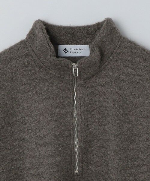 SHIPS / シップス スウェット | City Ambient Products: シャギー フリース ハーフジップ プルオーバー | 詳細1