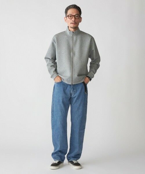 SHIPS / シップス その他トップス | 【WEB限定】SHIPS: ハイゲージ ダブルニット スタンド ジップ ブルゾン（セットアップ対応） | 詳細1