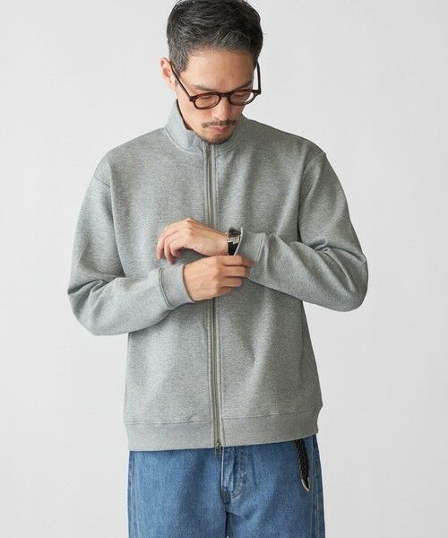 SHIPS / シップス その他トップス | 【WEB限定】SHIPS: ハイゲージ ダブルニット スタンド ジップ ブルゾン（セットアップ対応） | 詳細2