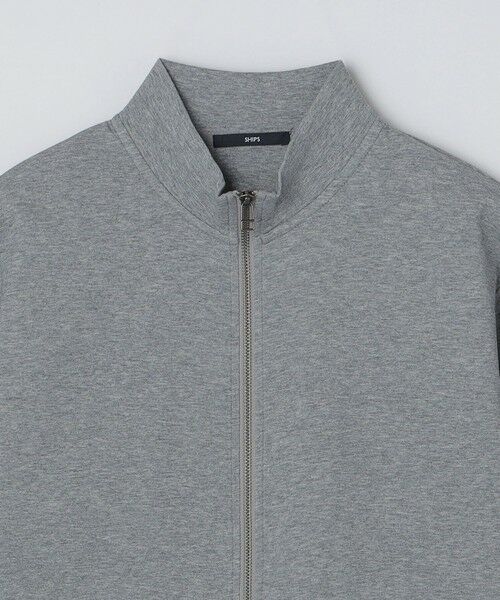 SHIPS / シップス その他トップス | 【WEB限定】SHIPS: ハイゲージ ダブルニット スタンド ジップ ブルゾン（セットアップ対応） | 詳細5