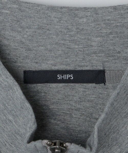 SHIPS / シップス その他トップス | 【WEB限定】SHIPS: ハイゲージ ダブルニット スタンド ジップ ブルゾン（セットアップ対応） | 詳細6
