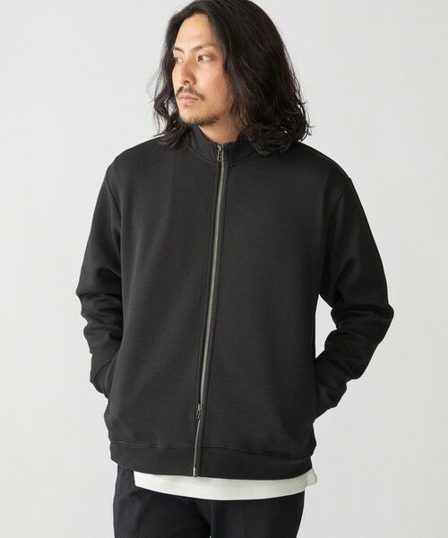 SHIPS / シップス その他トップス | 【WEB限定】SHIPS: ハイゲージ ダブルニット スタンド ジップ ブルゾン（セットアップ対応） | 詳細15