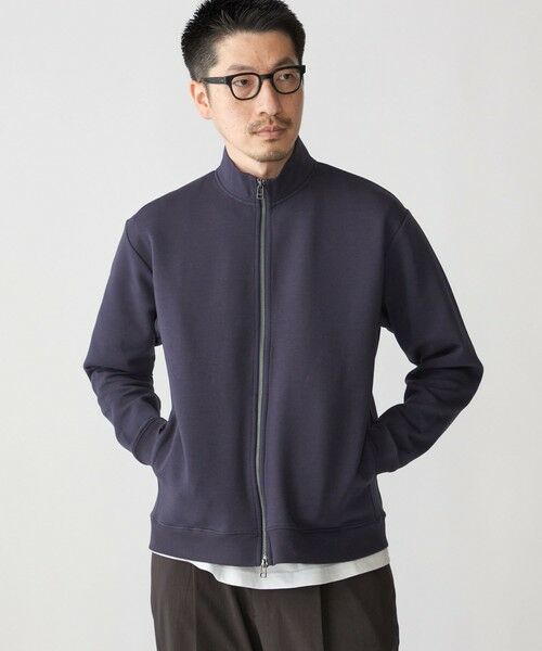 SHIPS / シップス その他トップス | 【WEB限定】SHIPS: ハイゲージ ダブルニット スタンド ジップ ブルゾン（セットアップ対応） | 詳細30