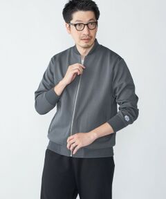 SHIPS / シップス その他トップス | 【WEB限定】SHIPS: ツイル ダンボール ニット MA-1 ブルゾンジャケット
