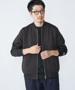 SHIPS / シップス その他トップス | 【WEB限定】SHIPS: ツイル ダンボール ニット MA-1 ブルゾンジャケット