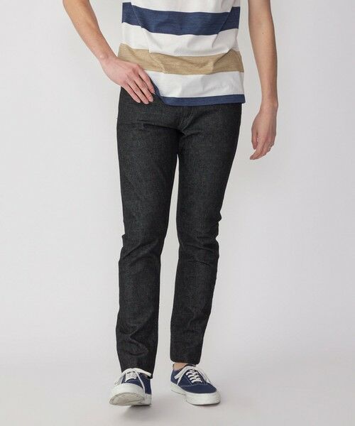 SHIPS / シップス その他パンツ | SHIPS: オイカワデニム セルビッチ 5ポケット デニム パンツ (ブラック) | 詳細1