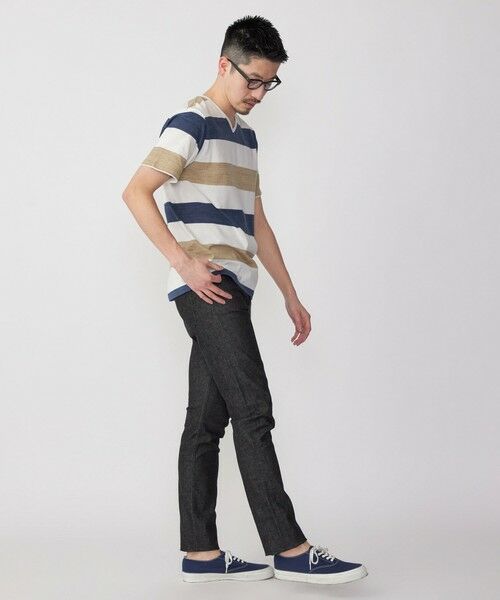 SHIPS / シップス その他パンツ | SHIPS: オイカワデニム セルビッチ 5ポケット デニム パンツ (ブラック) | 詳細8