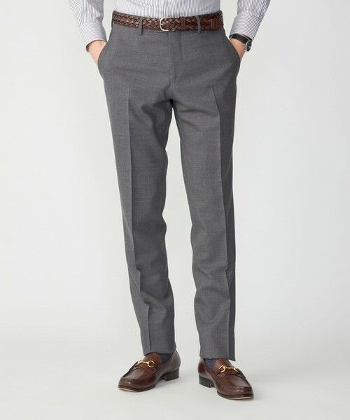 SHIPS / シップス その他パンツ | SHIPS: 〈手洗い可能〉ラスティック ウォッシャブル ストレッチ パンツ(無地)(グレー系)