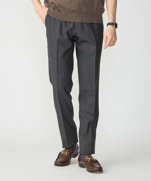 SHIPS / シップス その他パンツ | SHIPS: 〈手洗い可能〉ラスティック ウォッシャブル ストレッチ パンツ(無地)(チャコールグレー)