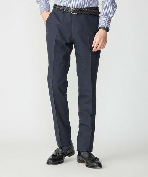 SHIPS / シップス その他パンツ | SHIPS: 〈手洗い可能〉ラスティック ウォッシャブル ストレッチ パンツ(無地)(ネイビー)