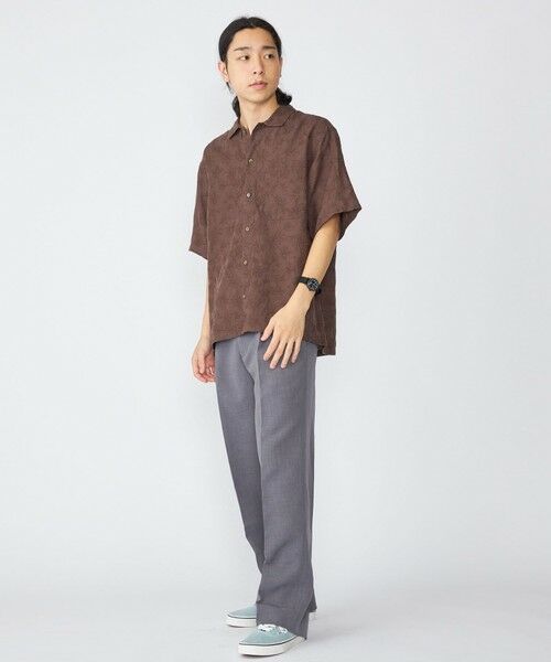 SHIPS / シップス その他パンツ | SHIPS: Reflax(R) ダブルクロス ワンタック ワイド パンツ | 詳細1