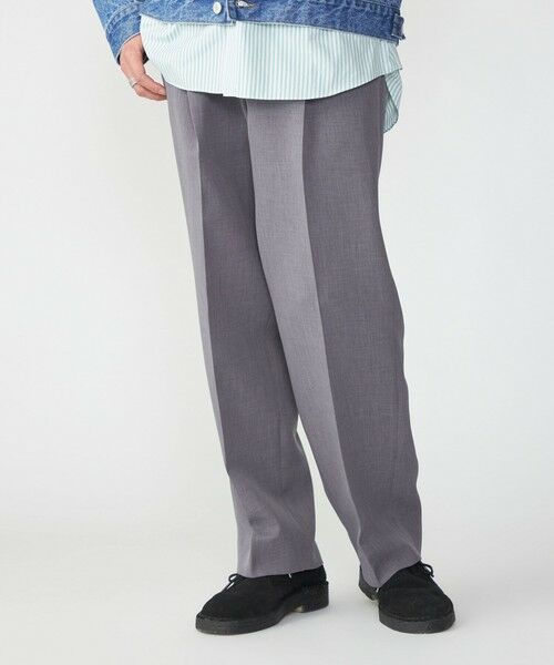 SHIPS / シップス その他パンツ | SHIPS: Reflax(R) ダブルクロス ワンタック ワイド パンツ | 詳細10