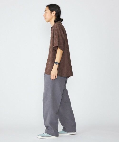 SHIPS / シップス その他パンツ | SHIPS: Reflax(R) ダブルクロス ワンタック ワイド パンツ | 詳細3