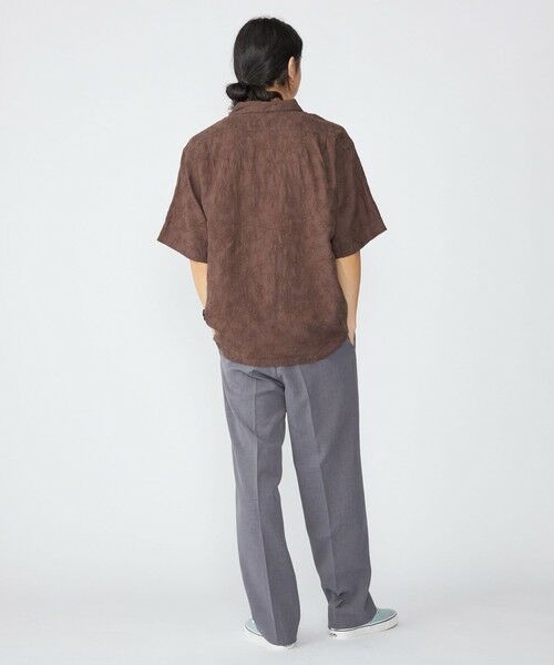 SHIPS / シップス その他パンツ | SHIPS: Reflax(R) ダブルクロス ワンタック ワイド パンツ | 詳細4