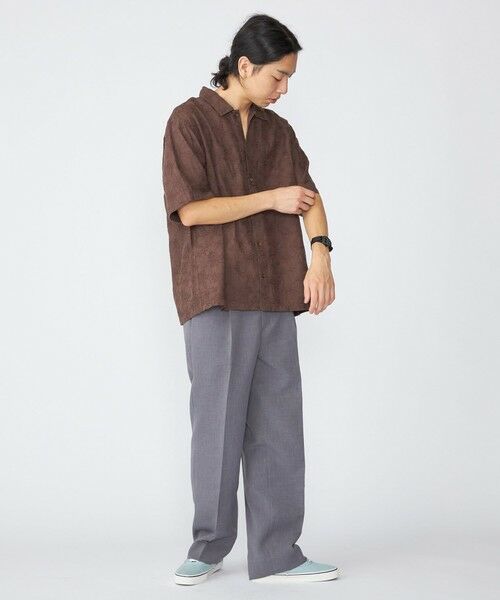 SHIPS / シップス その他パンツ | SHIPS: Reflax(R) ダブルクロス ワンタック ワイド パンツ | 詳細5