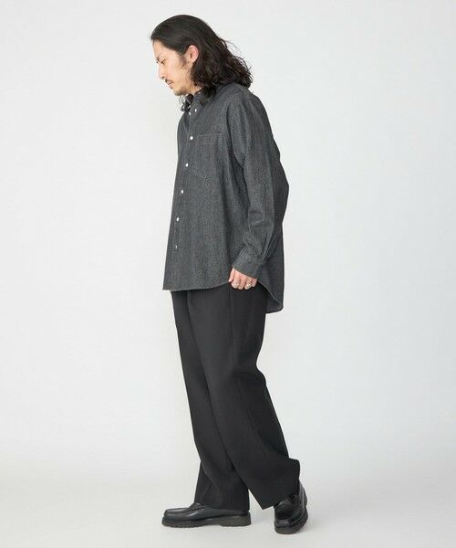 SHIPS / シップス その他パンツ | SHIPS: Reflax(R) ダブルクロス ワンタック ワイド パンツ | 詳細15