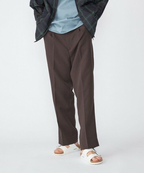 SHIPS / シップス その他パンツ | SHIPS: Reflax(R) ダブルクロス ワンタック ワイド パンツ | 詳細23