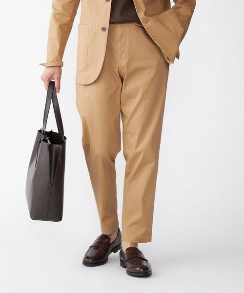 SHIPS / シップス その他パンツ | SHIPS:〈手洗い可能・セットアップ対応〉ウォッシュド ピケ イージー パンツ(ベージュ)