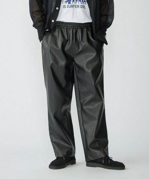 SHIPS / シップス その他パンツ | SHIPS: 合成皮革 イージー パンツ | 詳細9