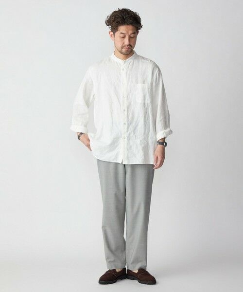 SHIPS / シップス その他パンツ | SHIPS:〈洗濯機可能/ストレッチ〉T/R トロピカル リラックス イージーパンツ(ライトグレー)