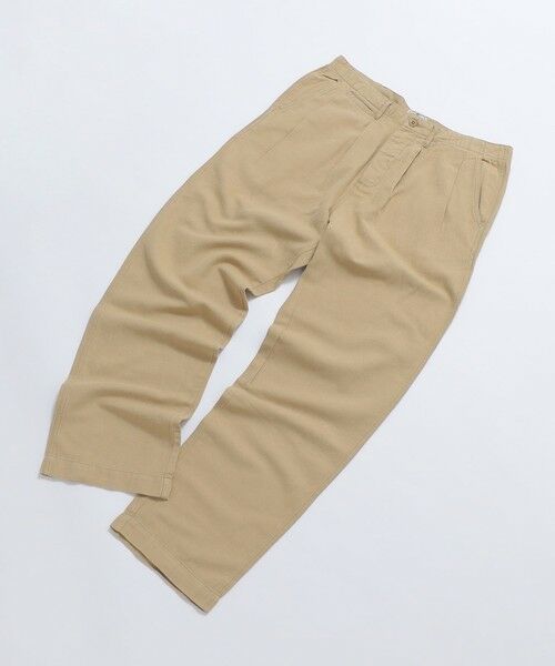 SHIPS / シップス その他パンツ | WYTHE NEW YORK: PLEATED CTN/LNN CHINO | 詳細1