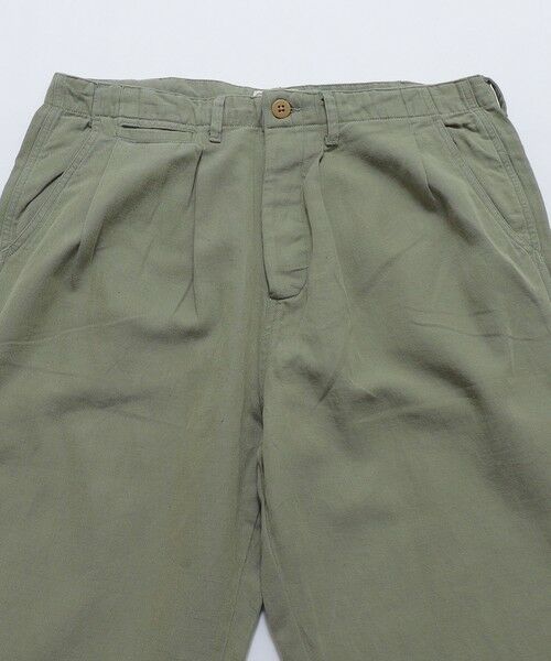 SHIPS / シップス その他パンツ | WYTHE NEW YORK: PLEATED CTN/LNN CHINO | 詳細6
