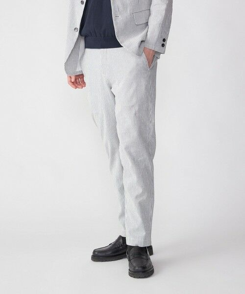 SHIPS / シップス その他パンツ | SHIPS:〈手洗い可能/セットアップ対応〉サフィラン リネン ソロ サッカー パンツ | 詳細1